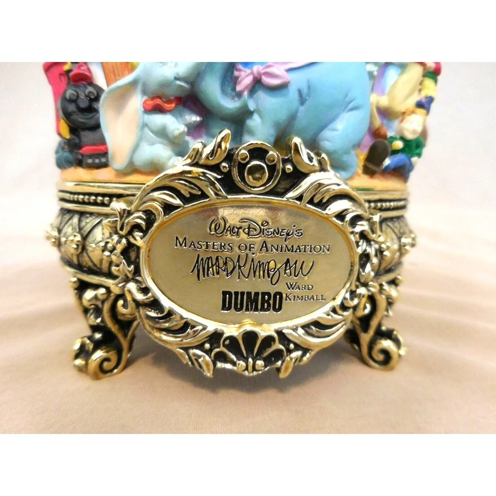 Disney Dumbo Master Of Animation Snow Globe Ward Kimball Turning Rare HTF